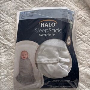 Halo SleepSack Swaddle in Soft White